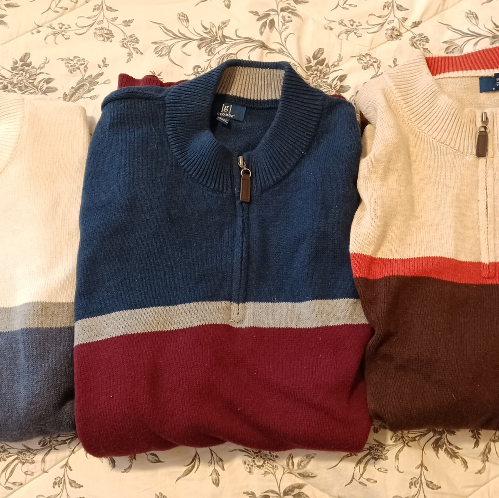 3 George Sweaters